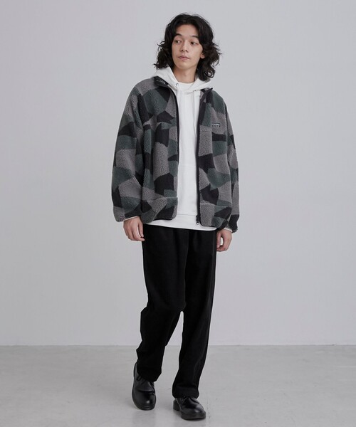 coen(コーエン)の「<Parknik>スタンドカラージャガードボアブルゾン(ブルゾン・メンズ・その他1・XL/L/M/S)」の5枚目の写真
