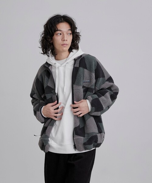 coen(コーエン)の「<Parknik>スタンドカラージャガードボアブルゾン(ブルゾン・メンズ・その他1・XL/L/M/S)」の6枚目の写真