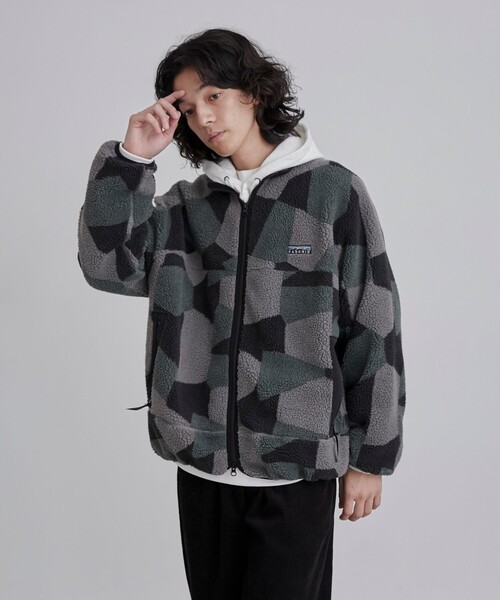 coen(コーエン)の「<Parknik>スタンドカラージャガードボアブルゾン(ブルゾン・メンズ・その他1・XL/L/M/S)」の8枚目の写真
