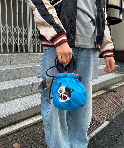HOUSTON 水色 スカジャン (cat)サイズ1 HOUSTON 水色 スカジャン (cat)サイズ1