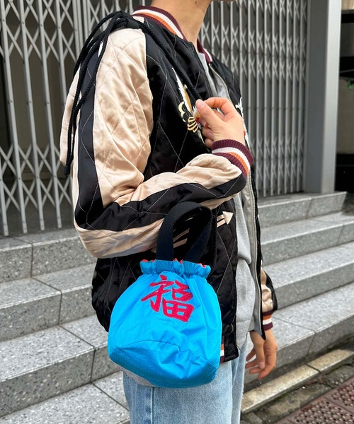 セール】HOUSTON / REVERSIBLE EFFECT BAG（TIGER） / 6002W