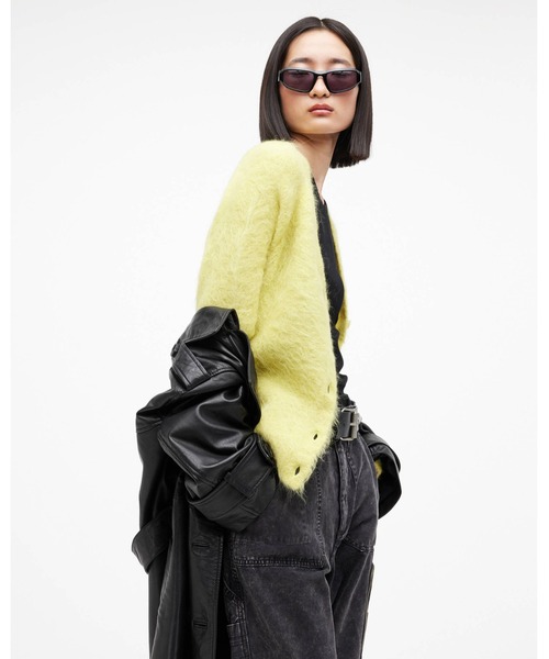 ALLSAINTS(オールセインツ)の「HENDRY RELAXED FIT LEATHER TRENCH COAT | HENDRY リラックス フィット レザー トレンチコート(トレンチコート・レディース・ブラック・M/L/S/XS)」の12枚目の写真