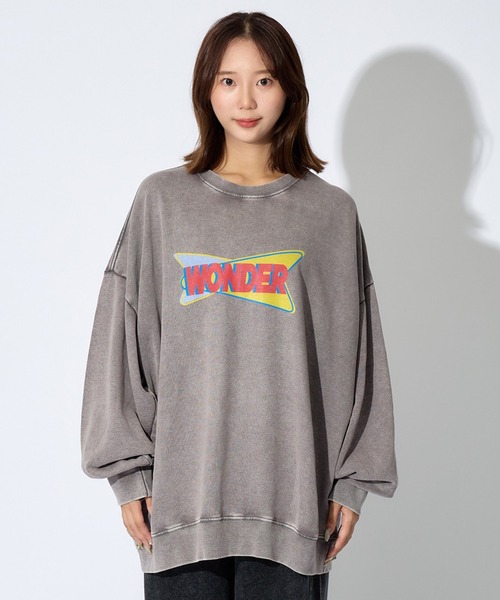 【セール】Graphic Sweatshirt C（スウェット）｜WONDER OF WANDER（ワンダーオブワンダー）