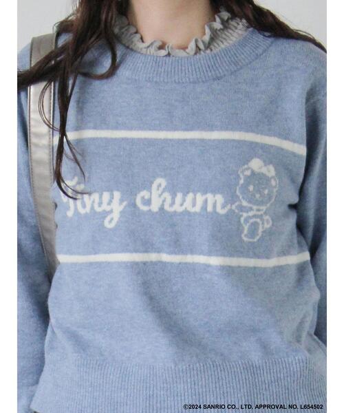 ehka sopo（エヘカソポ）の「【サンリオキャラクターズ】タイニーチャム/ジャカードプルオーバー（ニット/セーター・レディース・チャコールグレー/ベージュ/レッド/サックスブルー・F）」の21枚目の写真