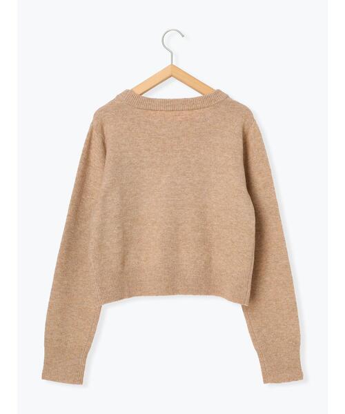 ehka sopo（エヘカソポ）の「【サンリオキャラクターズ】タイニーチャム/ジャカードプルオーバー（ニット/セーター・レディース・チャコールグレー/ベージュ/レッド/サックスブルー・F）」の8枚目の写真