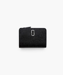 MARC JACOBS(}[NWFCRuX)THE COATED GLITTER J MARC MINI COMPACT WALLET/U R[ebh Ob^[ J}[N ~j RpNg EHbg ܂z ~jz(z)