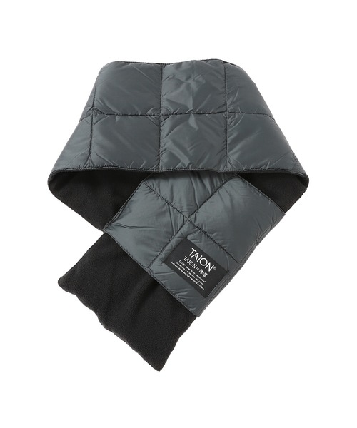 TAION(タイオン)の「TAION BASIC DOWN SCARF TAION-201A(マフラー・メンズ・ネイビー/ブラック/チャコールグレー・ONE SIZE)」の7枚目の写真