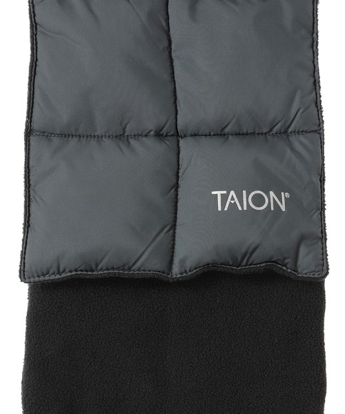 TAION(タイオン)の「TAION BASIC DOWN SCARF TAION-201A(マフラー・メンズ・ネイビー/ブラック/チャコールグレー・ONE SIZE)」の9枚目の写真