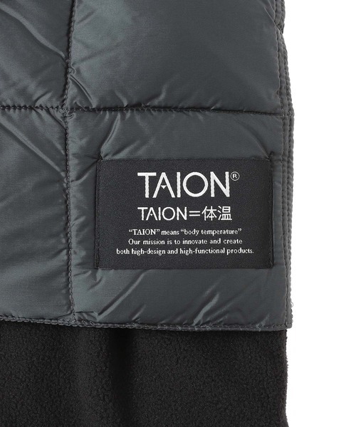 TAION(タイオン)の「TAION BASIC DOWN SCARF TAION-201A(マフラー・メンズ・ネイビー/ブラック/チャコールグレー・ONE SIZE)」の10枚目の写真