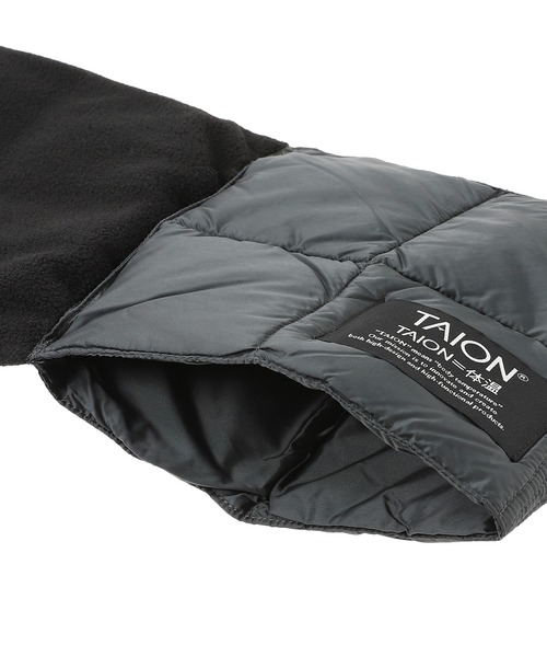 TAION(タイオン)の「TAION BASIC DOWN SCARF TAION-201A(マフラー・メンズ・ネイビー/ブラック/チャコールグレー・ONE SIZE)」の11枚目の写真