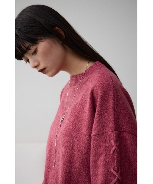 AZUL by moussy（アズールバイマウジー）の「ノットパーツアジャスタブルネックレス（ネックレス・レディース・ゴールド系その他/シルバー・FREE）」の3枚目の写真