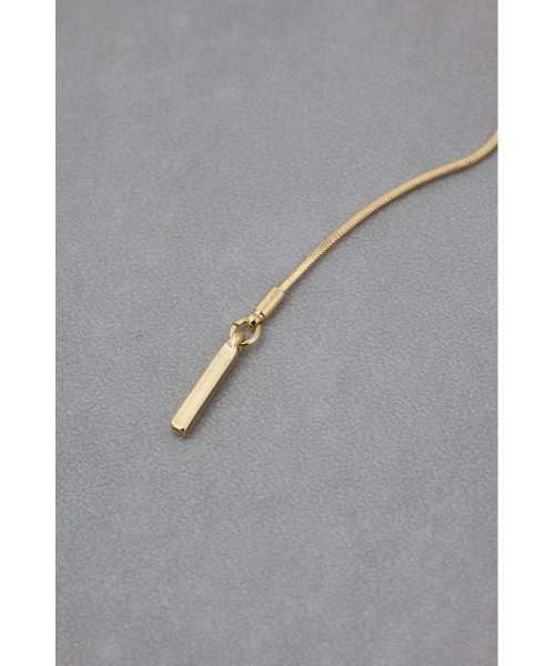 AZUL by moussy（アズールバイマウジー）の「ノットパーツアジャスタブルネックレス（ネックレス・レディース・ゴールド系その他/シルバー・FREE）」の9枚目の写真