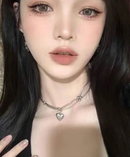 Achic(アシック)の「クールハートペンダントチョーカーネックレス(ネックレス・レディース・シルバー・F)」の14枚目の写真