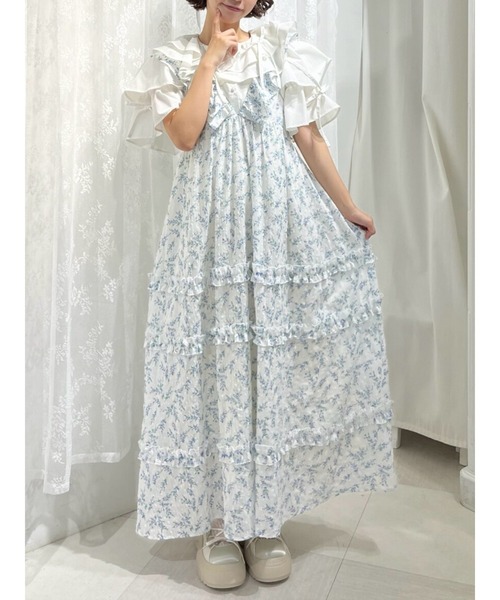 merry jenny stripe frillfrill ワンピース セール】stripe frillfrill ワンピース（ワンピース）｜merry