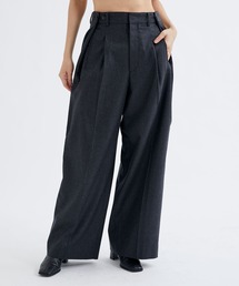【INSCRIRE/アンスクリア】Wool Gabardine Transform Pants/ウールギャバジントランスフォームパンツ/スラックス