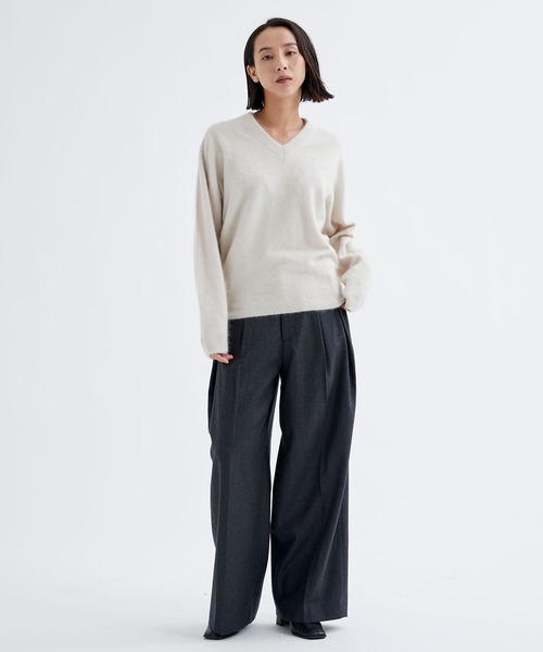 【セール】【INSCRIRE/アンスクリア】Wool Gabardine Transform Pants/ウールギャバジントランスフォームパンツ/スラックス（その他パンツ）｜INSCRIRE（アンスクリア）