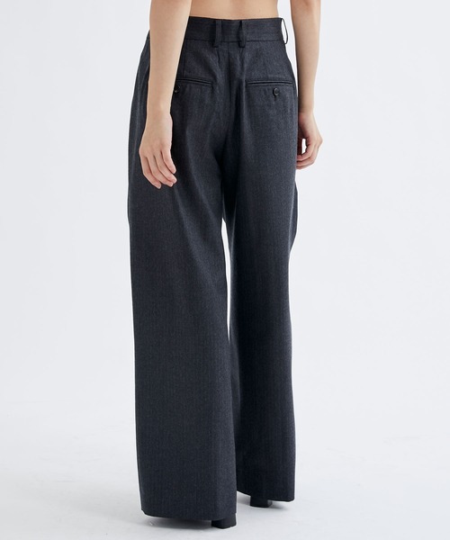 【セール】【INSCRIRE/アンスクリア】Wool Gabardine Transform Pants/ウールギャバジントランスフォームパンツ/スラックス（その他パンツ）｜INSCRIRE（アンスクリア）