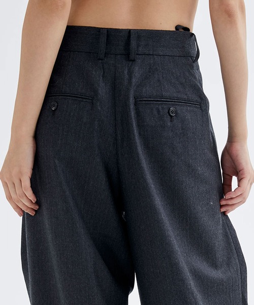 【セール】【INSCRIRE/アンスクリア】Wool Gabardine Transform Pants/ウールギャバジントランスフォームパンツ/スラックス（その他パンツ）｜INSCRIRE（アンスクリア）