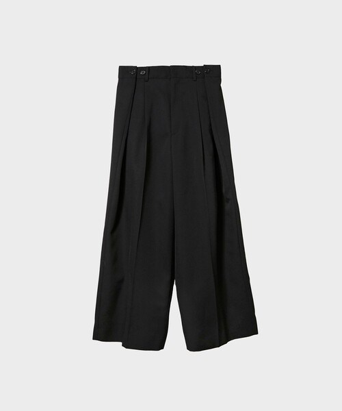 【セール】【INSCRIRE/アンスクリア】Wool Gabardine Transform Pants/ウールギャバジントランスフォームパンツ/スラックス（その他パンツ）｜INSCRIRE（アンスクリア）