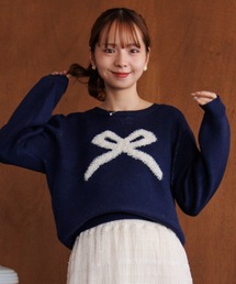 flower | ポッピングリボンニット(ニット/セーター)