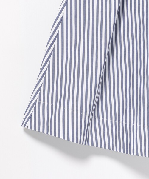 BEAMS HEART(ビームスハート)の「ストライプシャツ シェイプワンピース(ワンピース・レディース・ブラック/ネイビー・FREE)」の21枚目の写真