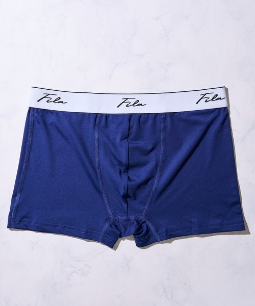 FILA（フィラ）の「【FILA / フィラ】前閉じ 立体成型 ストレッチ ボクサーパンツ（ボクサーパンツ・メンズ・ブラック×ブラック/グレー/ブラック/ネイビー/ブラック系1/グリーン・MEDIUM/LARGE/X-LARGE）」の17枚目の写真