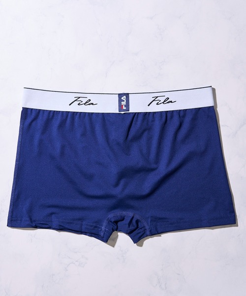 FILA（フィラ）の「【FILA / フィラ】前閉じ 立体成型 ストレッチ ボクサーパンツ（ボクサーパンツ・メンズ・ブラック×ブラック/グレー/ブラック/ネイビー/ブラック系1/グリーン・MEDIUM/LARGE/X-LARGE）」の18枚目の写真