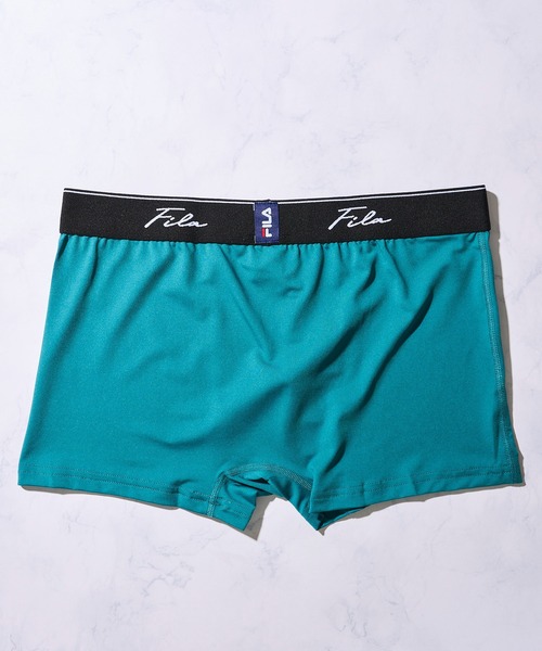 FILA（フィラ）の「【FILA / フィラ】前閉じ 立体成型 ストレッチ ボクサーパンツ（ボクサーパンツ・メンズ・ブラック×ブラック/グレー/ブラック/ネイビー/ブラック系1/グリーン・MEDIUM/LARGE/X-LARGE）」の16枚目の写真