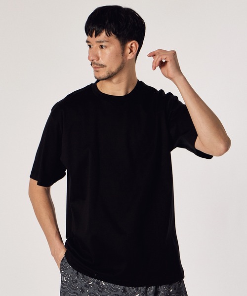 LANVIN en Bleu（ランバンオンブルー）の「【LANVIN en Bleu ESSENTIAL】CHERUBINI / ”アルベール” バックプリントTシャツ（Tシャツ/カットソー・メンズ・ホワイト/ライトグリーン/ブラック・XX-LARGE/X-LARGE/LARGE/MEDIUM/SMALL）」の8枚目の写真