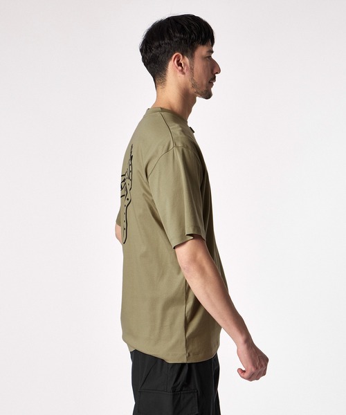 LANVIN en Bleu（ランバンオンブルー）の「【LANVIN en Bleu ESSENTIAL】CHERUBINI / ”アルベール” バックプリントTシャツ（Tシャツ/カットソー・メンズ・ホワイト/ライトグリーン/ブラック・XX-LARGE/X-LARGE/LARGE/MEDIUM/SMALL）」の12枚目の写真