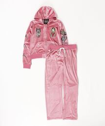 Ed Hardy フーディー ボトムス ロゴ ベロア セットアップ/関送込 org_1.jpg