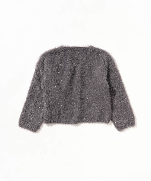 ニット セーター グリッターフェザーVネックニットPO レディース グリッターフェザーVネックニットPO（ニット/セーター）｜Mia