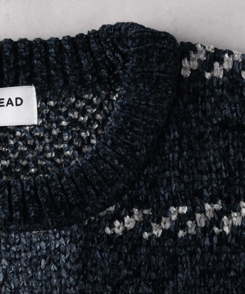 Right-on（ライトオン）の「チェックモール クルーネックニット（ニット/セーター・メンズ・ブルー/グリーン・M/L/XL）」の20枚目の写真