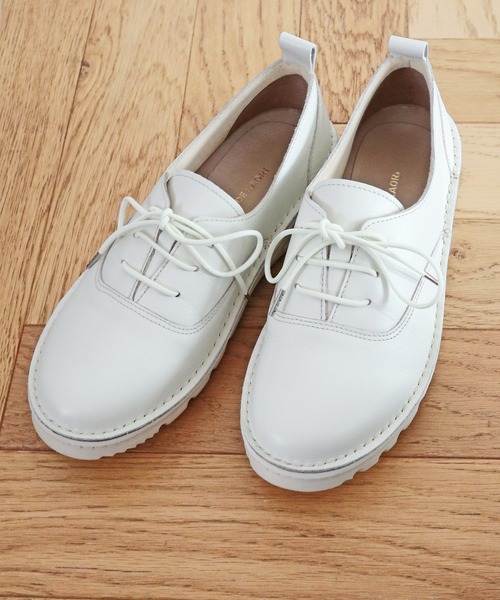 MODE KAORI（モードカオリ）の「【本革】【4E】撥水スニーカー/6136（スニーカー・レディース・ブラック/キャメル/アイボリー・22.5cm/25cm/24.5cm/24cm/23.5cm/23cm）」の11枚目の写真