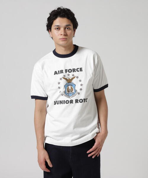 AVIREX（アヴィレックス）の「MIL. ACADEMY T-SHIRT "AF.JR" / ミリタリーアカデミー 半袖Tシャツ / AVIREX / アヴィレックス（Tシャツ/カットソー・メンズ・ネイビー/ホワイト・MEDIUM/LARGE/X-LARGE/XX-LARGE）」の13枚目の写真