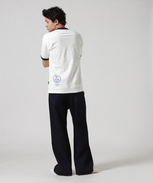 AVIREX（アヴィレックス）の「MIL. ACADEMY T-SHIRT "AF.JR" / ミリタリーアカデミー 半袖Tシャツ / AVIREX / アヴィレックス（Tシャツ/カットソー・メンズ・ネイビー/ホワイト・MEDIUM/LARGE/X-LARGE/XX-LARGE）」の15枚目の写真