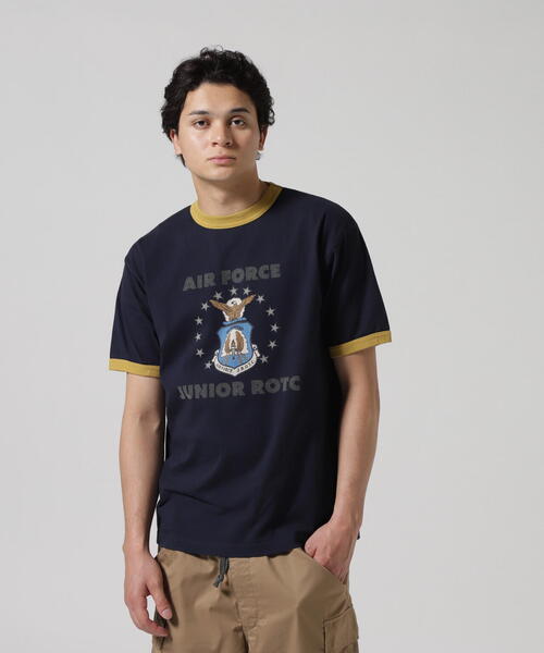 AVIREX（アヴィレックス）の「MIL. ACADEMY T-SHIRT "AF.JR" / ミリタリーアカデミー 半袖Tシャツ / AVIREX / アヴィレックス（Tシャツ/カットソー・メンズ・ネイビー/ホワイト・MEDIUM/LARGE/X-LARGE/XX-LARGE）」の19枚目の写真