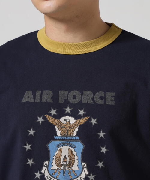 AVIREX（アヴィレックス）の「MIL. ACADEMY T-SHIRT "AF.JR" / ミリタリーアカデミー 半袖Tシャツ / AVIREX / アヴィレックス（Tシャツ/カットソー・メンズ・ネイビー/ホワイト・MEDIUM/LARGE/X-LARGE/XX-LARGE）」の22枚目の写真