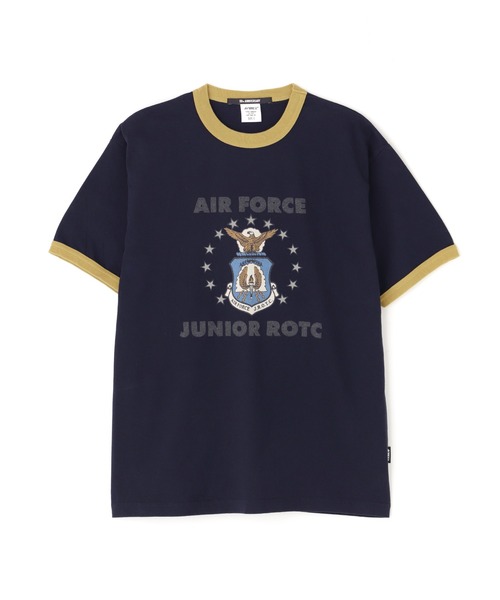 AVIREX（アヴィレックス）の「MIL. ACADEMY T-SHIRT "AF.JR" / ミリタリーアカデミー 半袖Tシャツ / AVIREX / アヴィレックス（Tシャツ/カットソー・メンズ・ネイビー/ホワイト・MEDIUM/LARGE/X-LARGE/XX-LARGE）」の7枚目の写真
