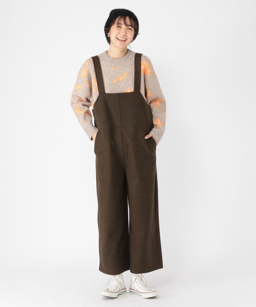 studio CLIP（スタディオクリップ）の「6ゲージフラワージャカードニットプルオーバー（ニット/セーター・レディース・ブルー/ベージュ/グレー・FREE）」の8枚目の写真