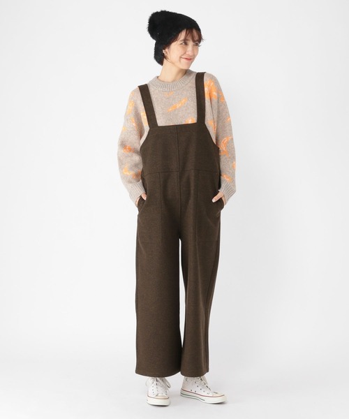 studio CLIP（スタディオクリップ）の「6ゲージフラワージャカードニットプルオーバー（ニット/セーター・レディース・ブルー/ベージュ/グレー・FREE）」の9枚目の写真