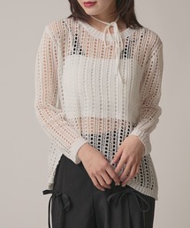 BLANK　（ブランク）の「▲Sheer Loose Knit /シア―ルーズニット（ニット/セーター）」