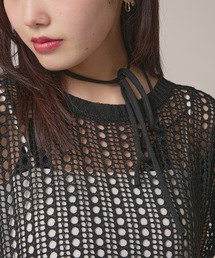 BLANK�@(�u�����N)�́�Sheer Loose Knit /�V�A�\���[�Y�j�b�g(�j�b�g/�Z�[�^�[)