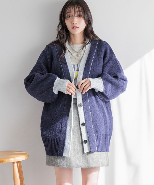 LOWRYS FARM（ローリーズファーム）の「ハイショクロングカーディガン