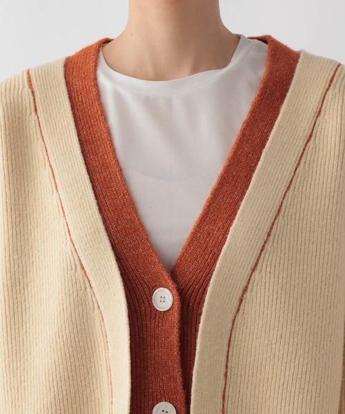 LOWRYS FARM(ローリーズファーム)の「ハイショクロングカーディガン 291613(カーディガン/ボレロ・レディース・アイボリー/ピンク/ネイビー・FREE)」の22枚目の写真