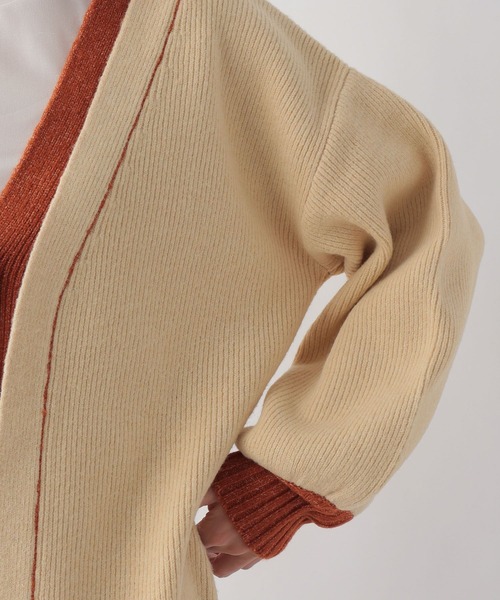 LOWRYS FARM(ローリーズファーム)の「ハイショクロングカーディガン 291613(カーディガン/ボレロ・レディース・アイボリー/ピンク/ネイビー・FREE)」の21枚目の写真