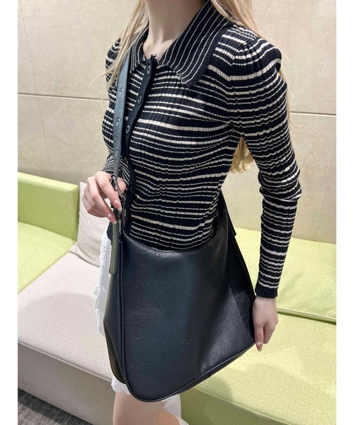 PHILLY（フィリー）の「【PHILLY】ハトメベルトショルダー（ショルダーバッグ・レディース・ブラウン/ブラック・FREE）」の3枚目の写真