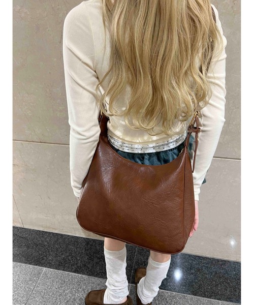 PHILLY（フィリー）の「【PHILLY】ハトメベルトショルダー（ショルダーバッグ・レディース・ブラウン/ブラック・FREE）」の8枚目の写真