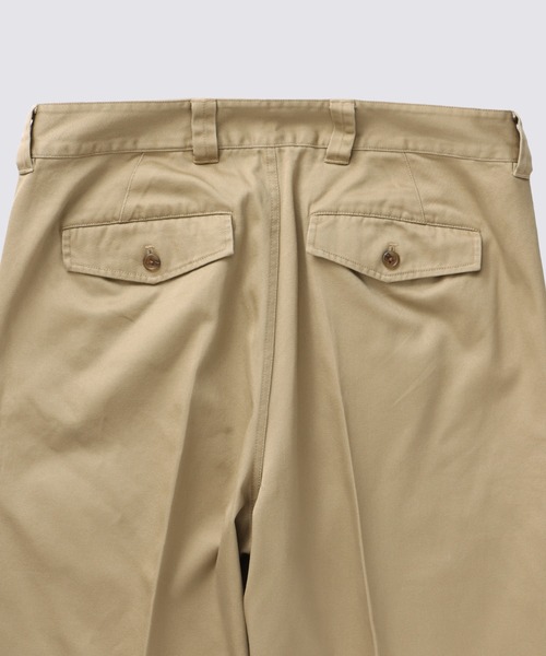 FIDELITY(フィデリティ)の「2TUCK TWILL TROUSERS PANTS / トラウザーパンツ(その他パンツ・メンズ・カーキ/ベージュ/ブラック・LARGE/MEDIUM/X-LARGE)」の9枚目の写真