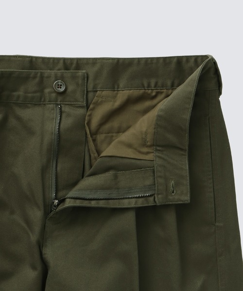 FIDELITY(フィデリティ)の「2TUCK TWILL TROUSERS PANTS / トラウザーパンツ(その他パンツ・メンズ・カーキ/ベージュ/ブラック・LARGE/MEDIUM/X-LARGE)」の11枚目の写真